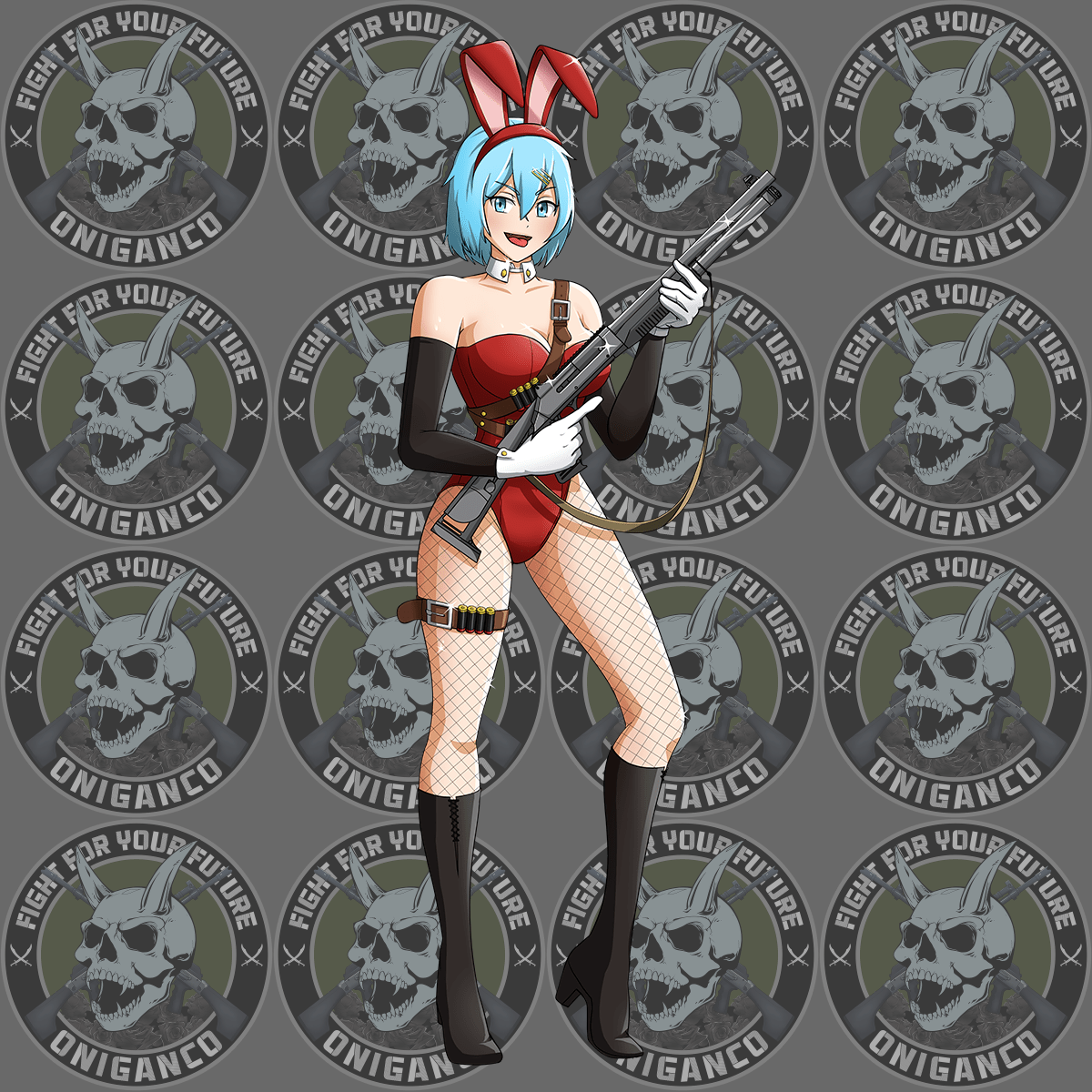 "Bunny" Full Body Sticker