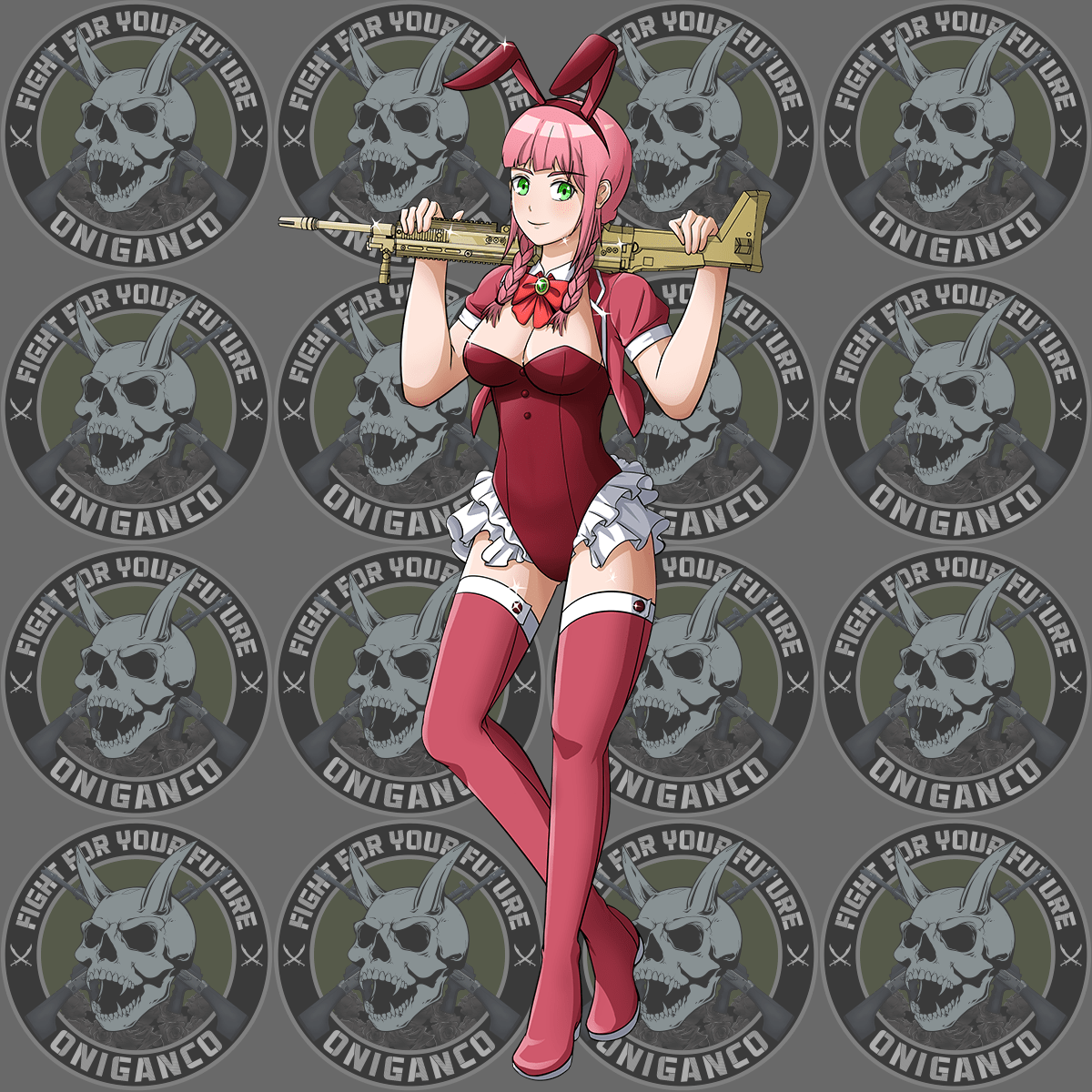 "Bunny" Full Body Sticker