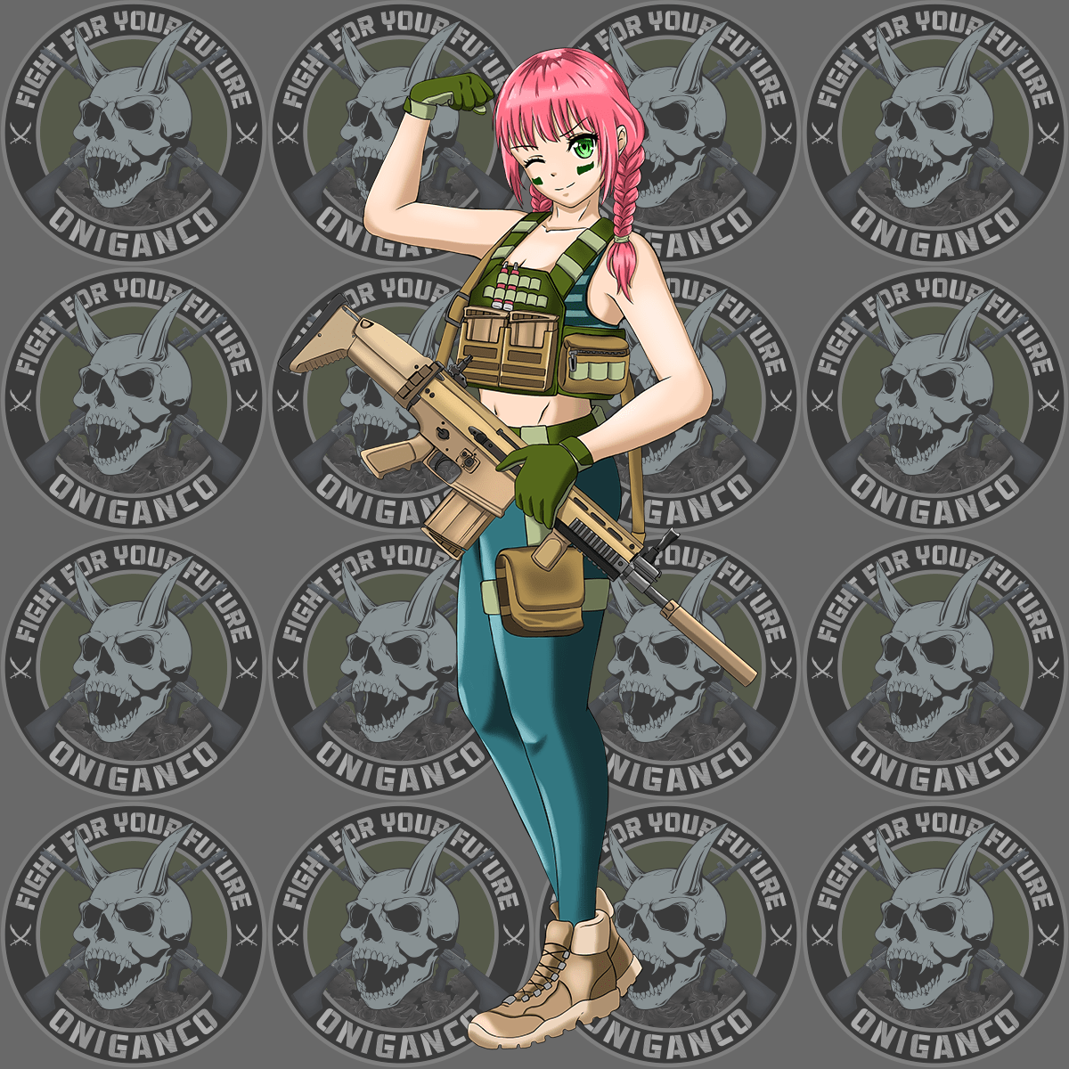 "V1" Full Body Sticker