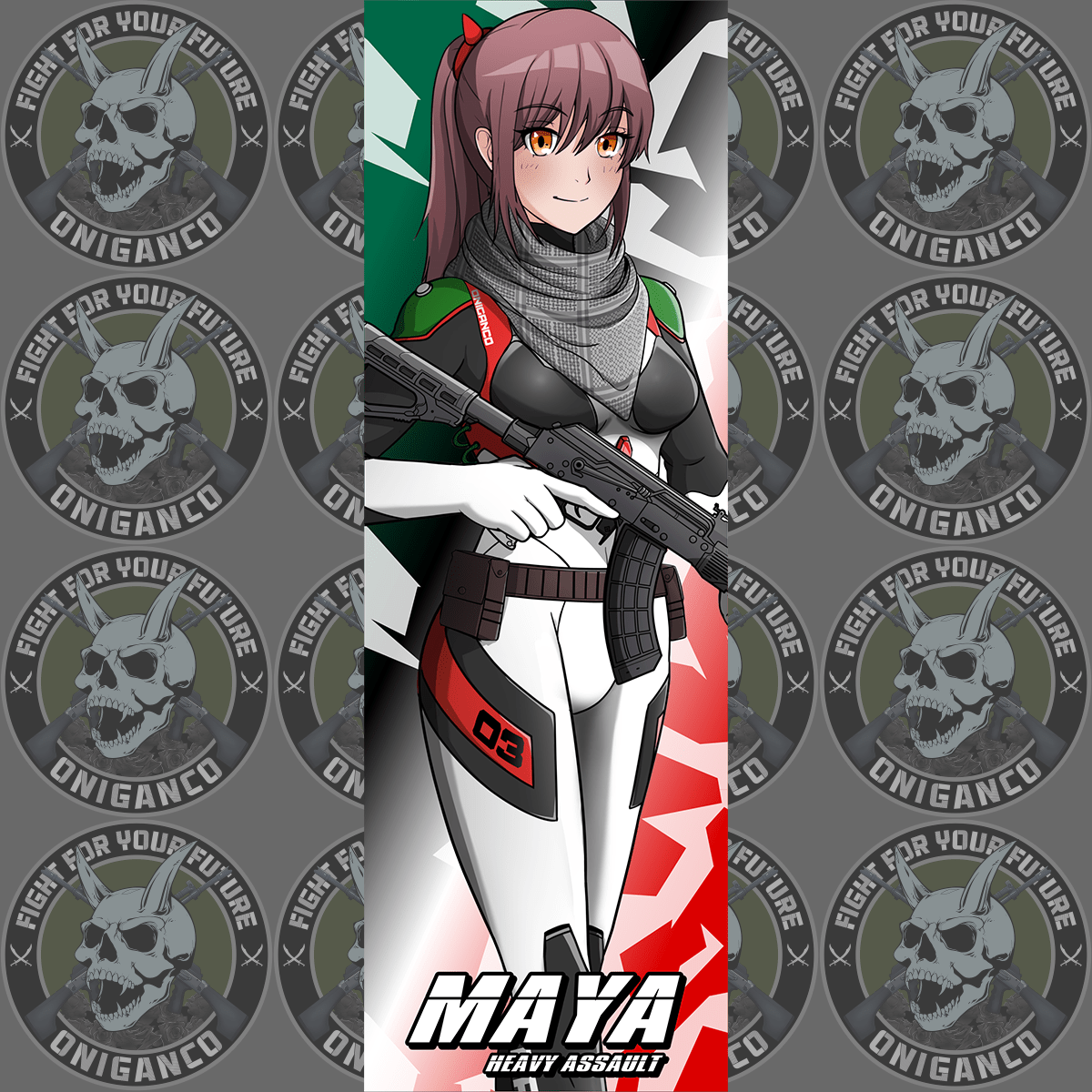 "Neon Gen Plug Suit" Slap Sticker