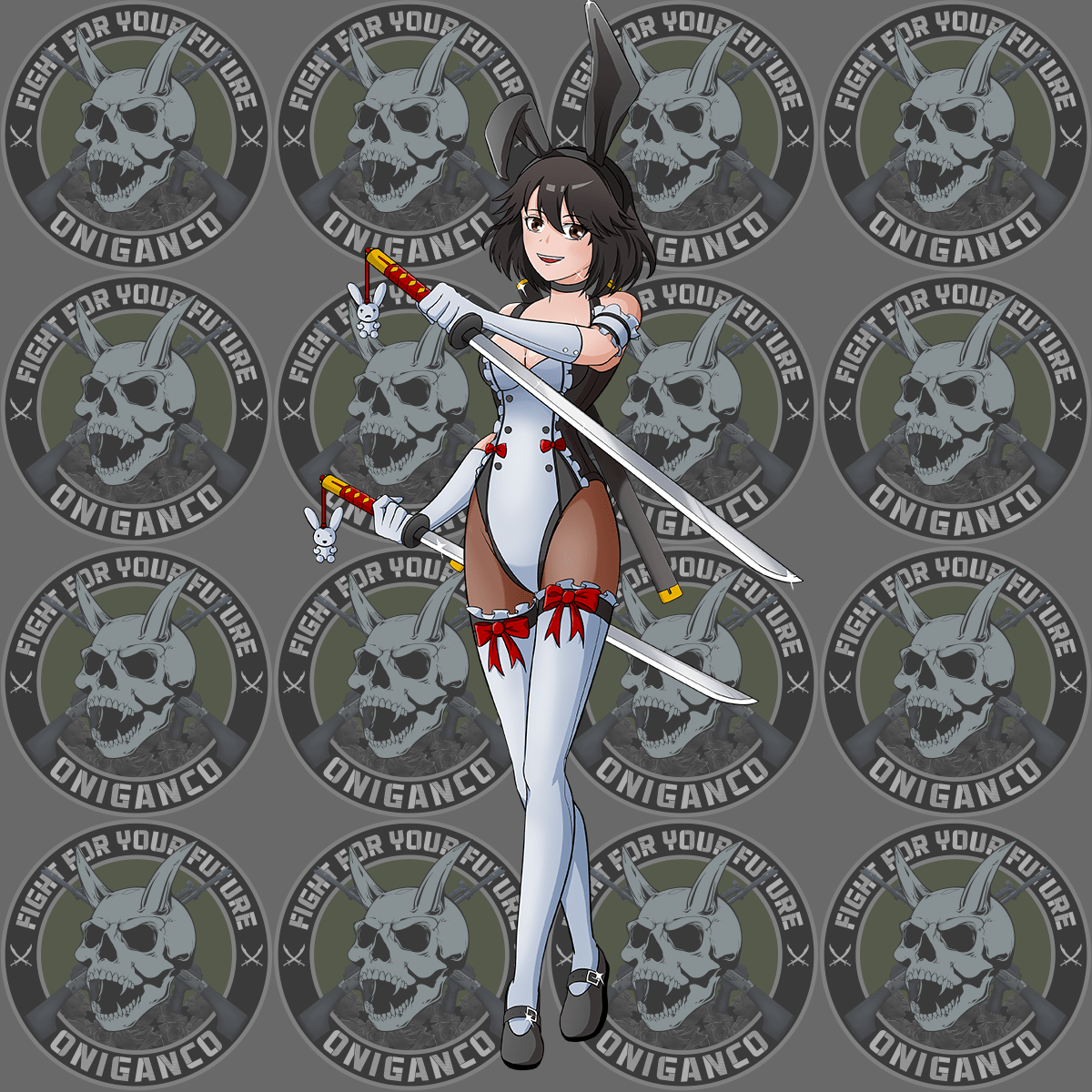 "Bunny" Full Body Sticker