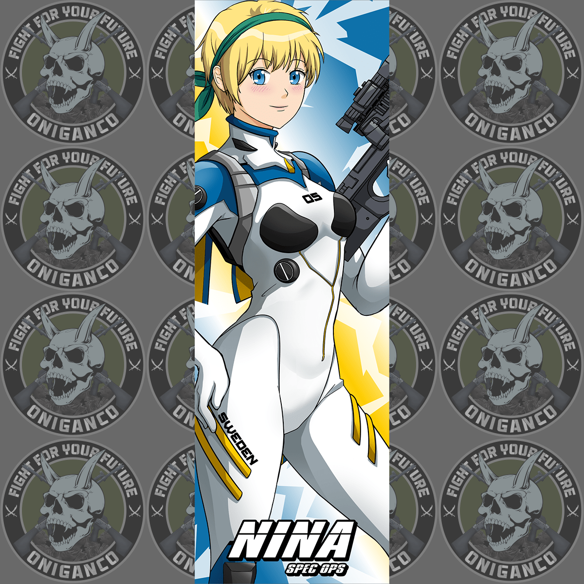 "Neon Gen Plug Suit" Slap Sticker