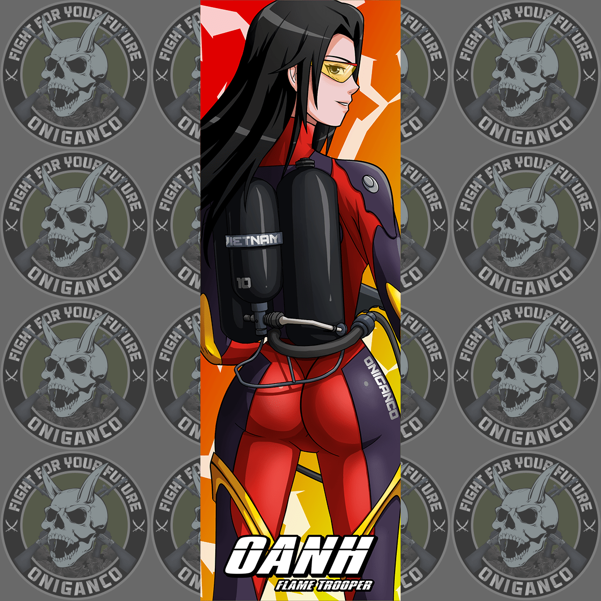 "Neon Gen Plug Suit" Slap Sticker