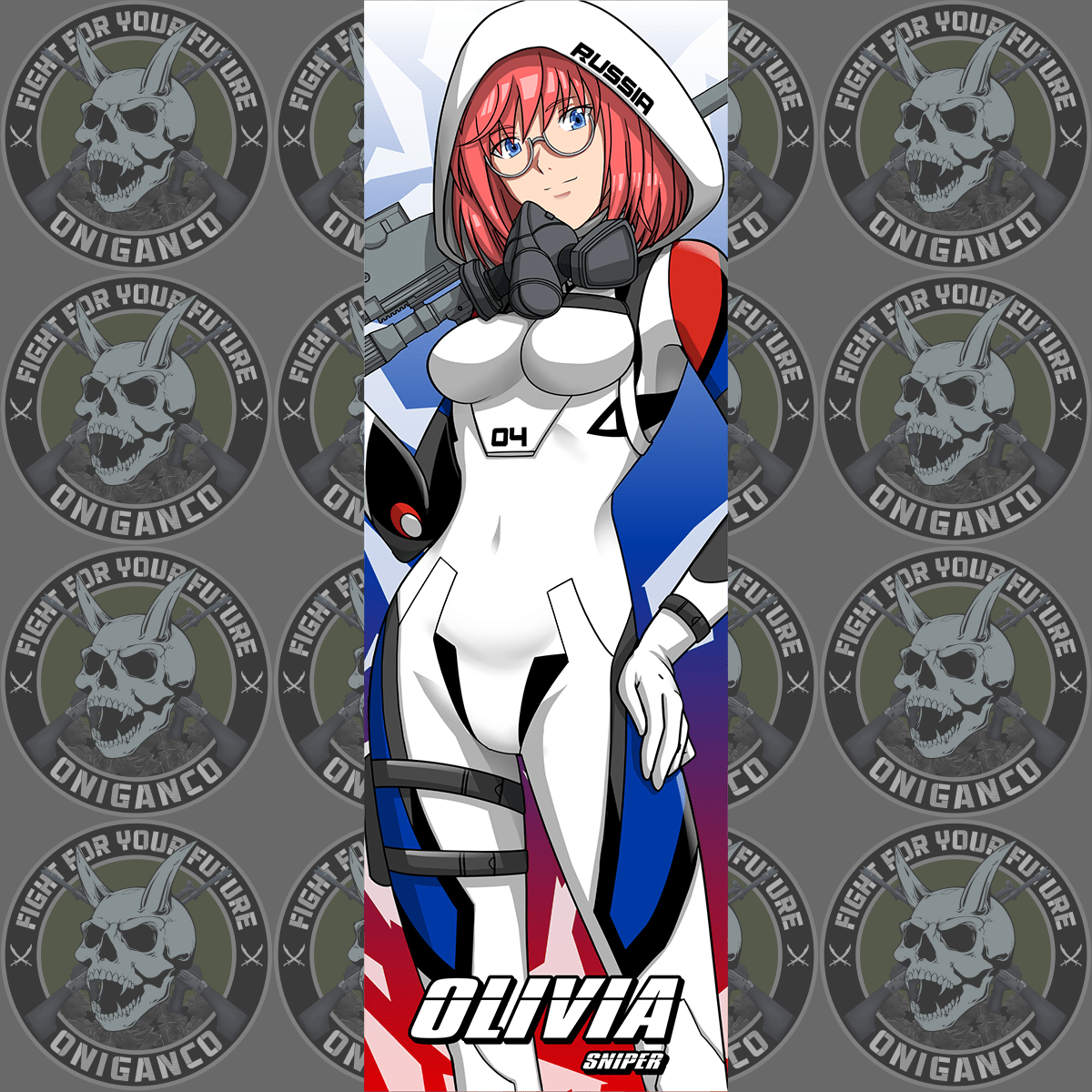 "Neon Gen Plug Suit" Slap Sticker