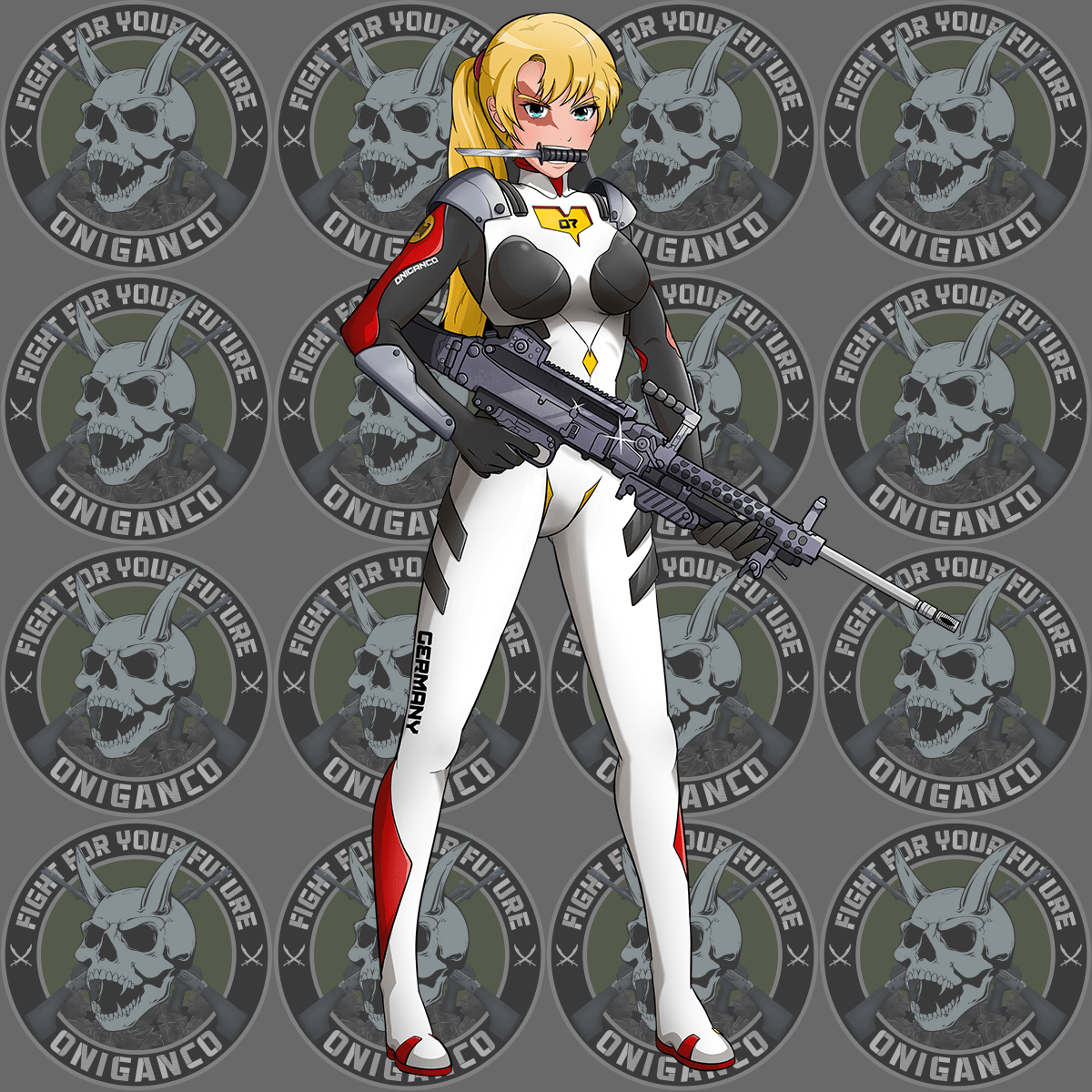 "Neon Gen Plug Suit" Full Body Sticker