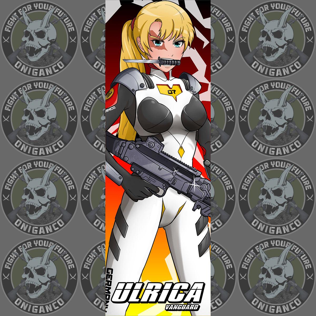 "Neon Gen Plug Suit" Slap Sticker